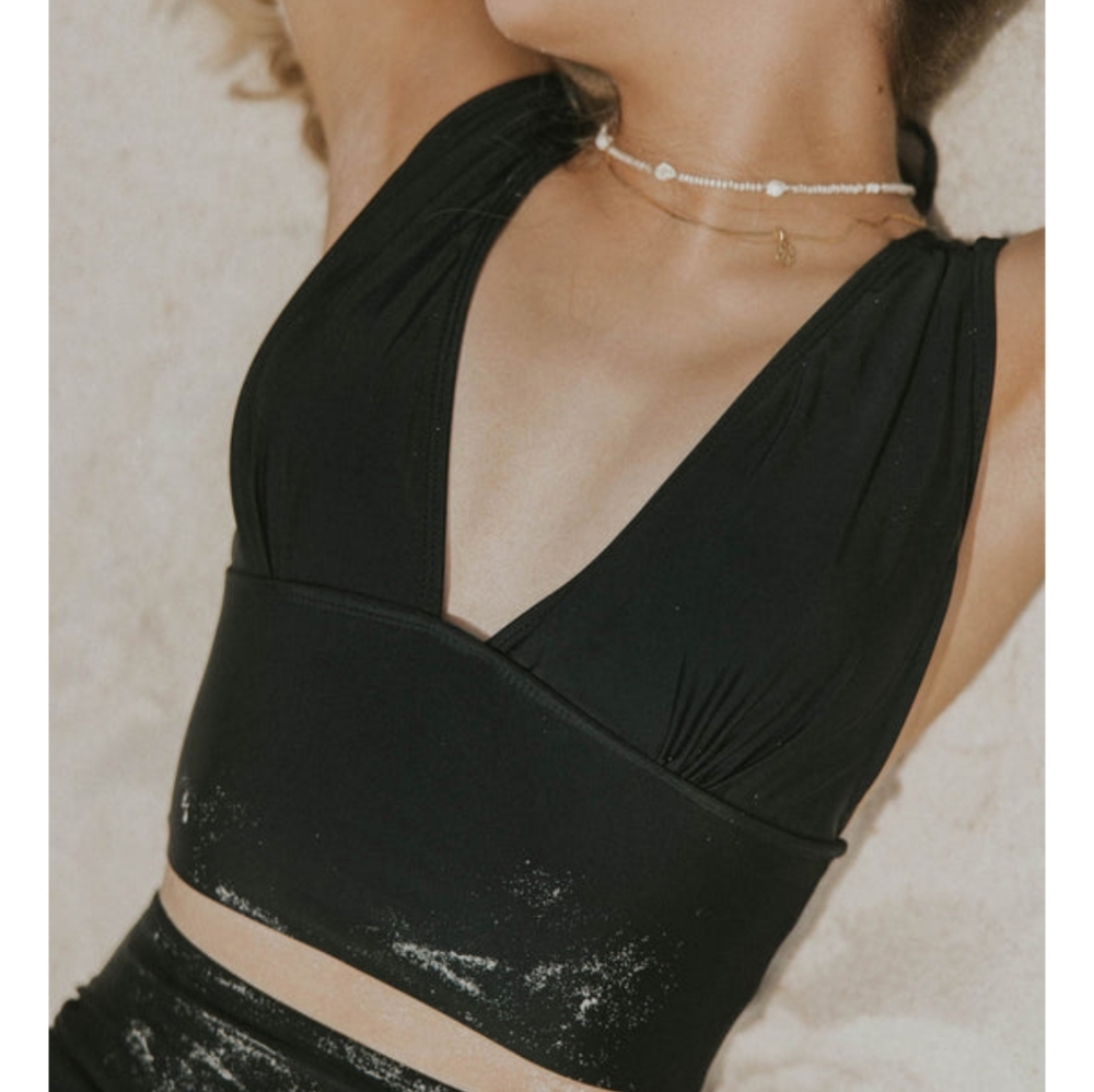 Geode Midnight Swim Top M